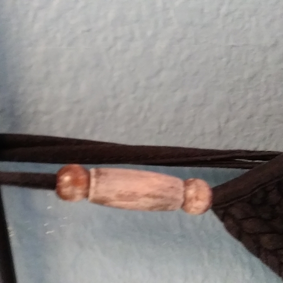 PERSONAL IDENTITY SPAGHETTI STRAP TOP HAS WOODEN BEADED DETAIL - Picture 10 of 12